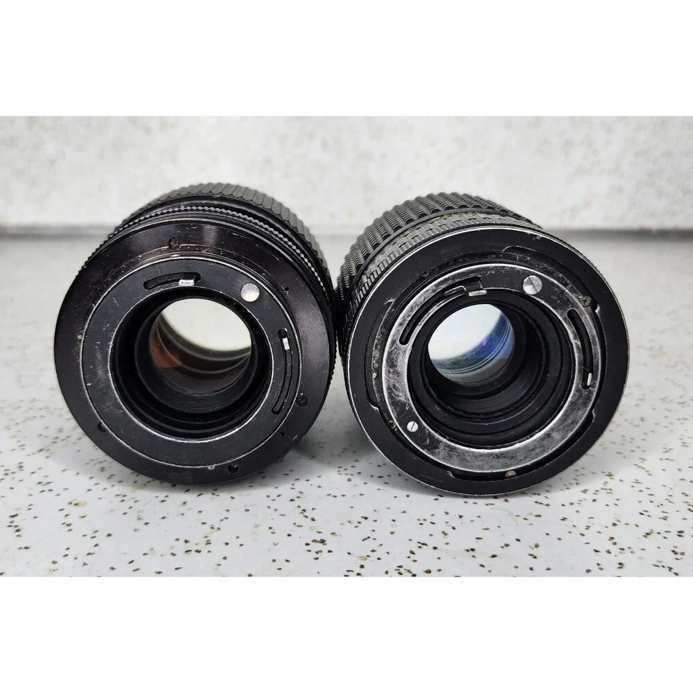 Vivitar 135mm f/2.8 & Minolta 135mm f/2.8 Promaster Camera Lenses for Pentax